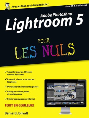 cover image of Adobe Photoshop Lightroom 5 Pour les Nuls